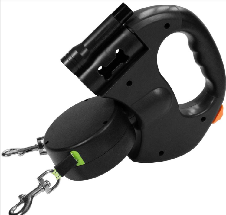 Retractable TwinPaw Leash